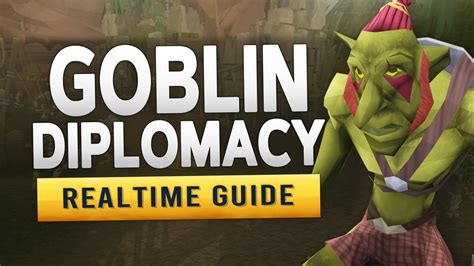Speak to the goblin Kazgar at the entrance to the maze and he will take you to the mines. . Goblin diplomacy rs3